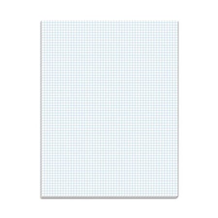 Tops Business Forms TOPS, QUADRILLE PADS, 6 SQ/IN QUADRILLE RULE, 8.5 X 11, WHITE, 50PK 33061